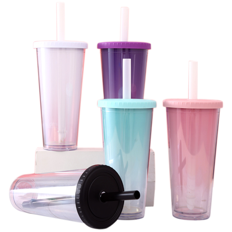 China Selection Ineedu Bubble Tea Tumbler Cups/mugs/tumblers Reusable With Fat Straw 14mm In Bulk