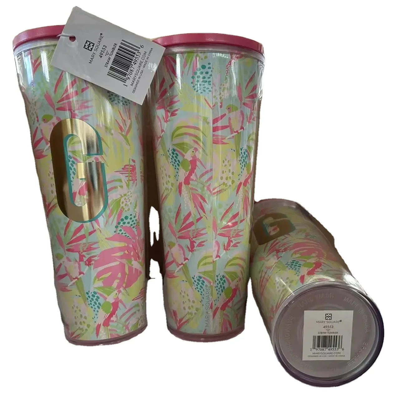 Hot Sale Eco-friendly Plastic Bottle 24oz 700ml Pp Plastic Tumbler With Lid And Straw