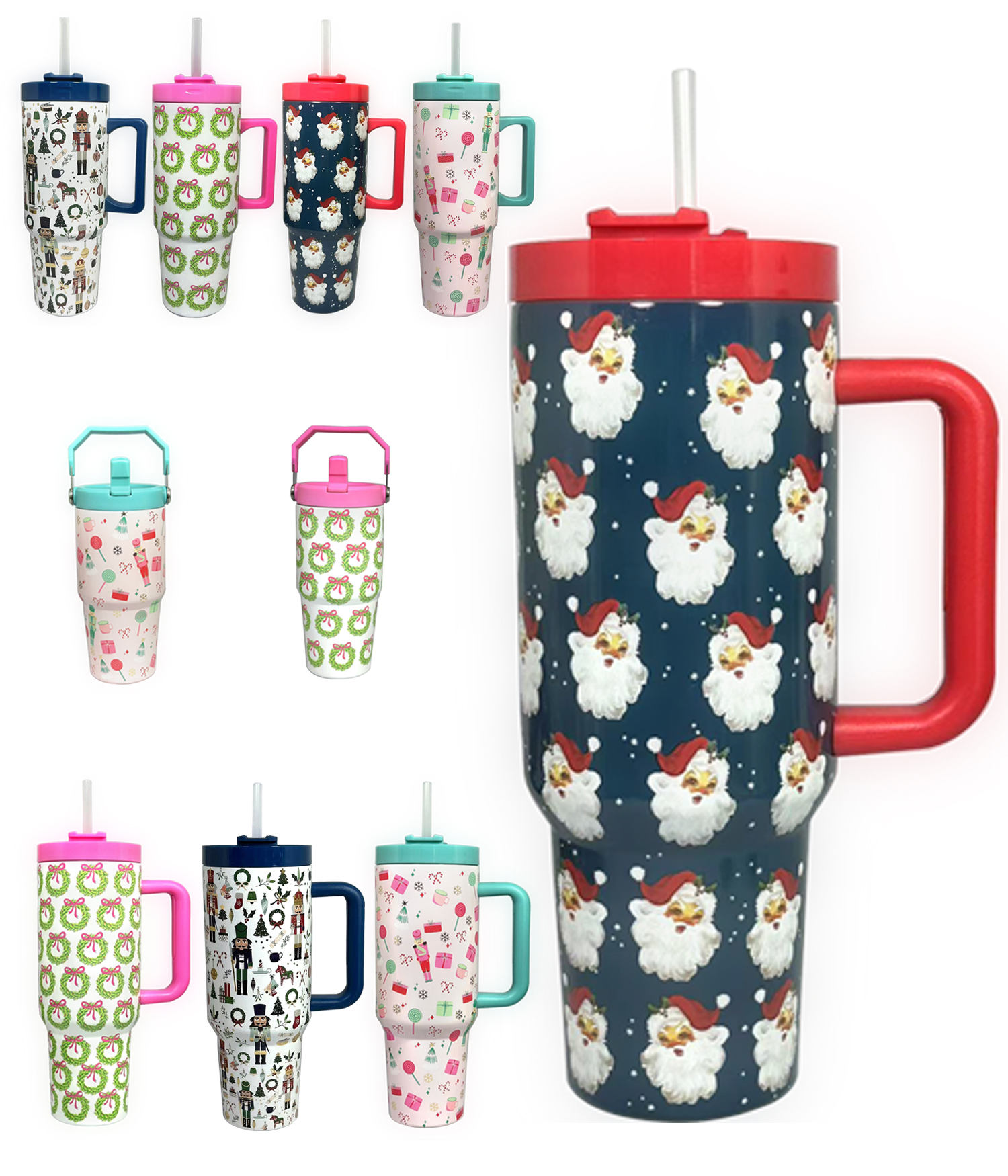Hot Selling 2 Ways To Drink Stainless Steel Tumbler 40oz Leak Proof Drinking Tumbler With Double-wall