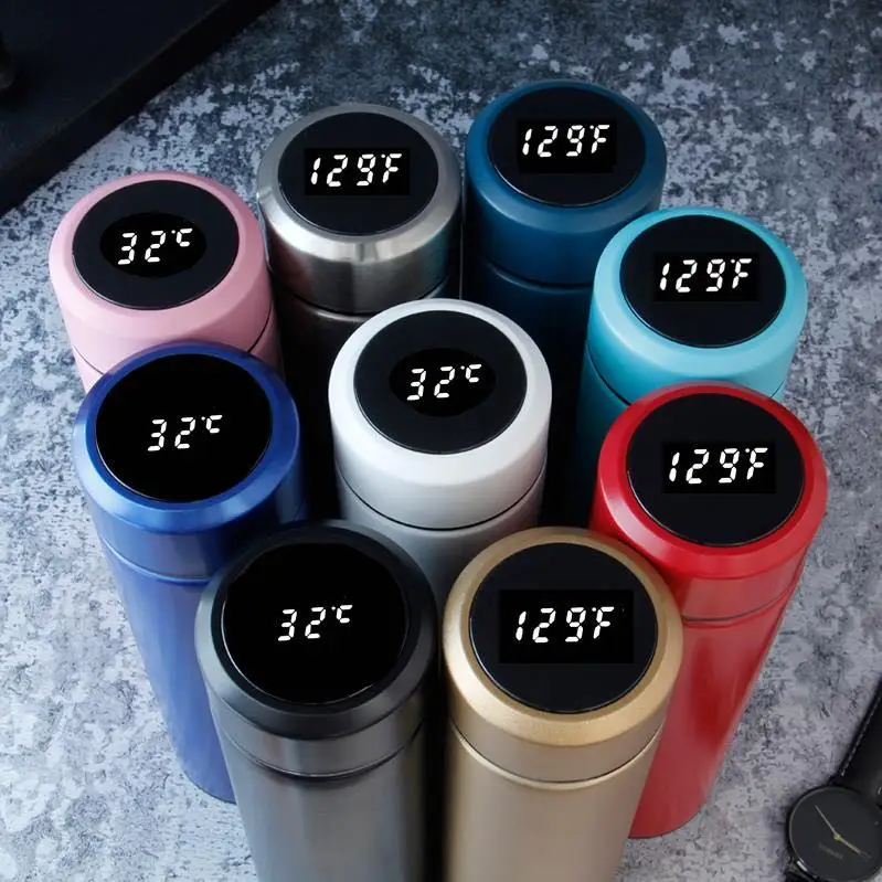 Special New Smart Digital Vacuum Thermos Stainless Steel Vacuum Flask With Led Temperature Display