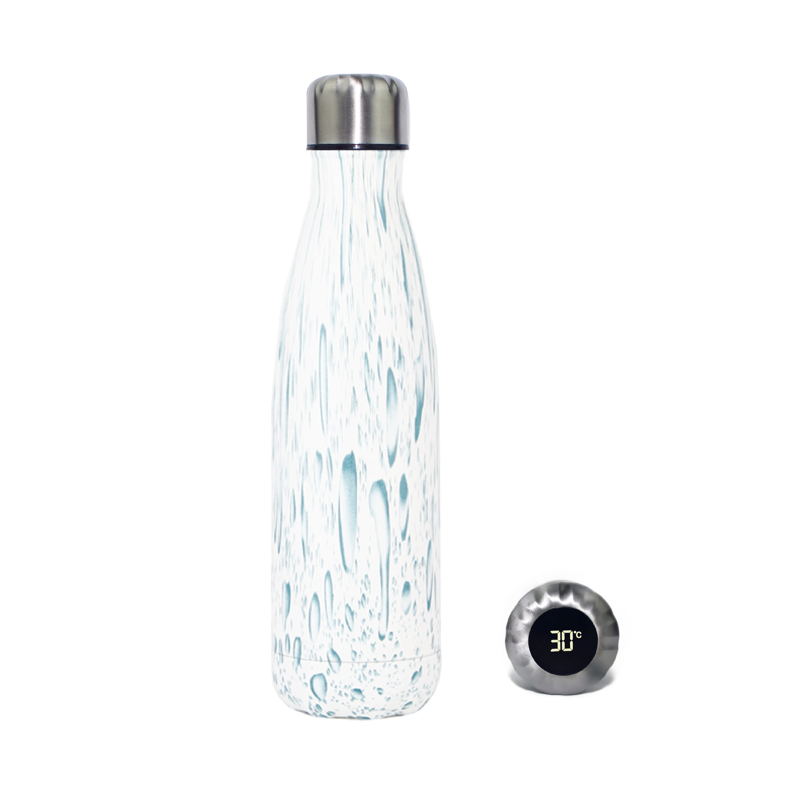 Sport Bottle Double Wall Vacuum Insulated Bottle Leak Proof Temperature Show Bottle Hiking Drinking Cup China-1721716343046562