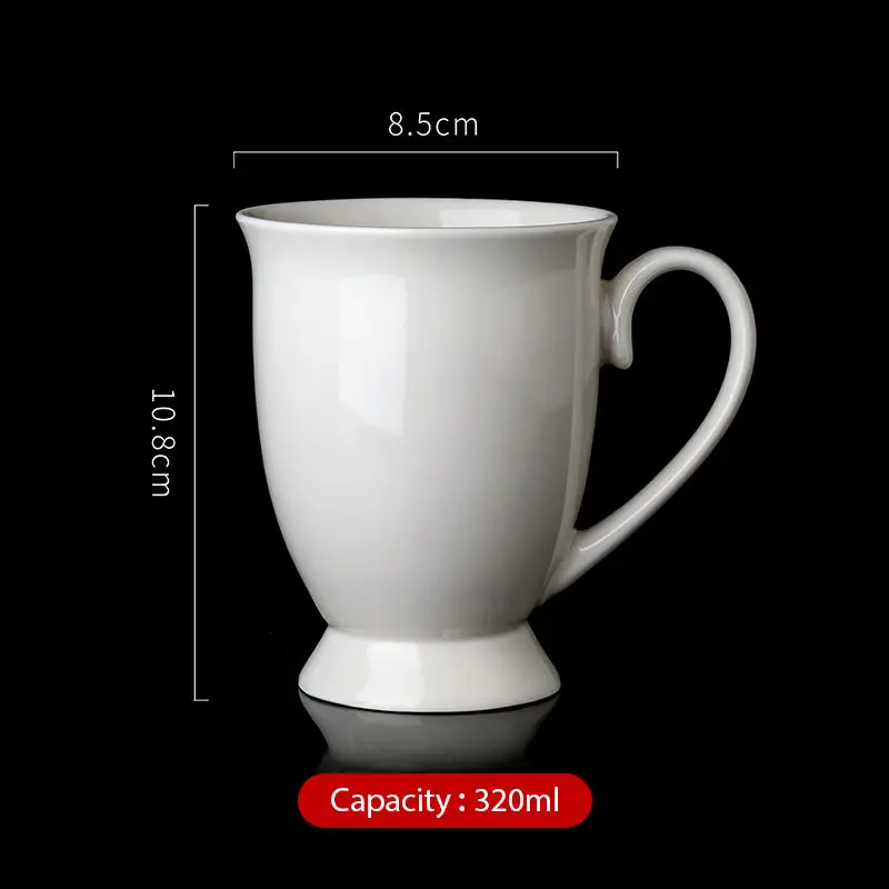 Wholesale Minimalism Custom Color Coffee Cups Cheap Custom Shape Ceramic Mug Office Home Water Cup