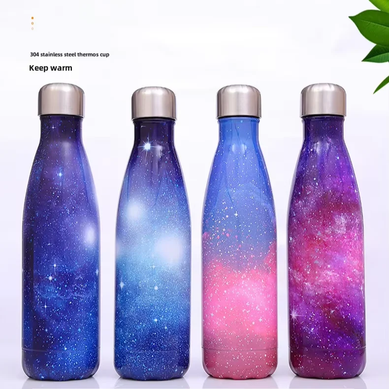 Color Double Vacuum Insulated Cup 304 Stainless Steel Large Capacity Outdoor Insulated Cup