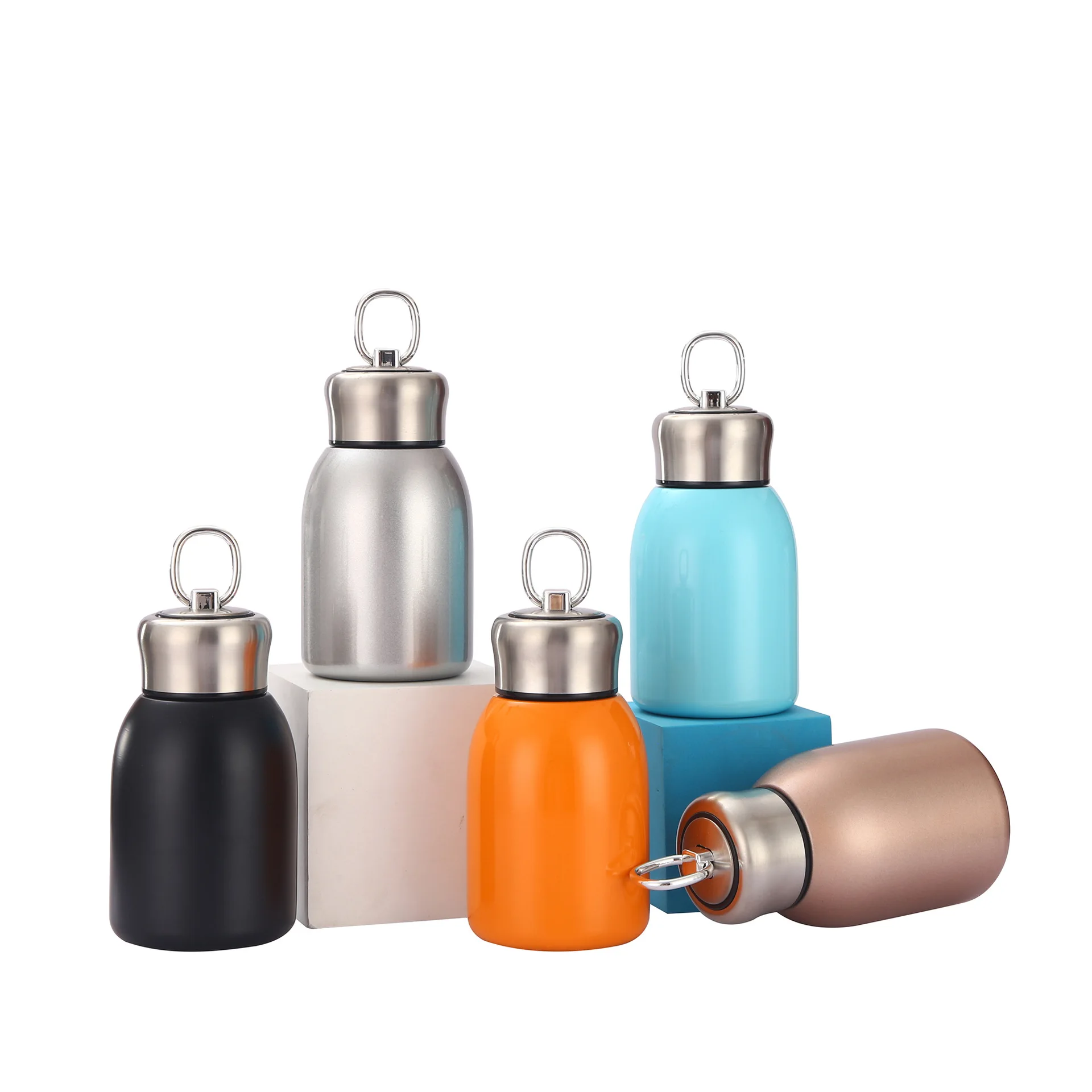 304 Stainless Steel Thermos Cup Mini Mini Teddy Outdoor Portable Sports Kettle Vacuum Ring Handy Cup