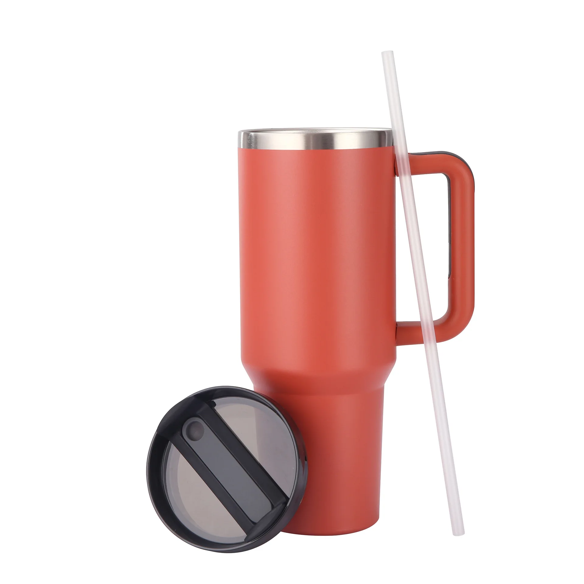 Second Generation 40oz Outdoor Car In-car Thermos Cup With Straw