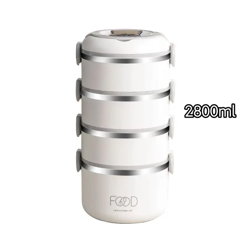 304 Stainless Steel Insulated Lunch Box Multi-layer Insulated Lunch Box