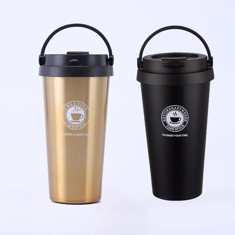 Wholesale Eco-friendly Custom Double Wall Vacuum Insulated Stainless Steel Coffee Travel Coffee Tumbler Mug With Lid