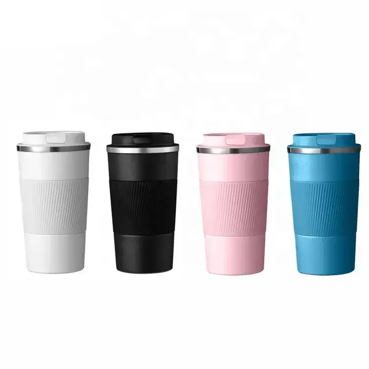 Wholesale Bulk New Arrival 380ml/510ml Stainless Steel Coffee Mug Insulated Coffee Mug With Lid And Sleeve