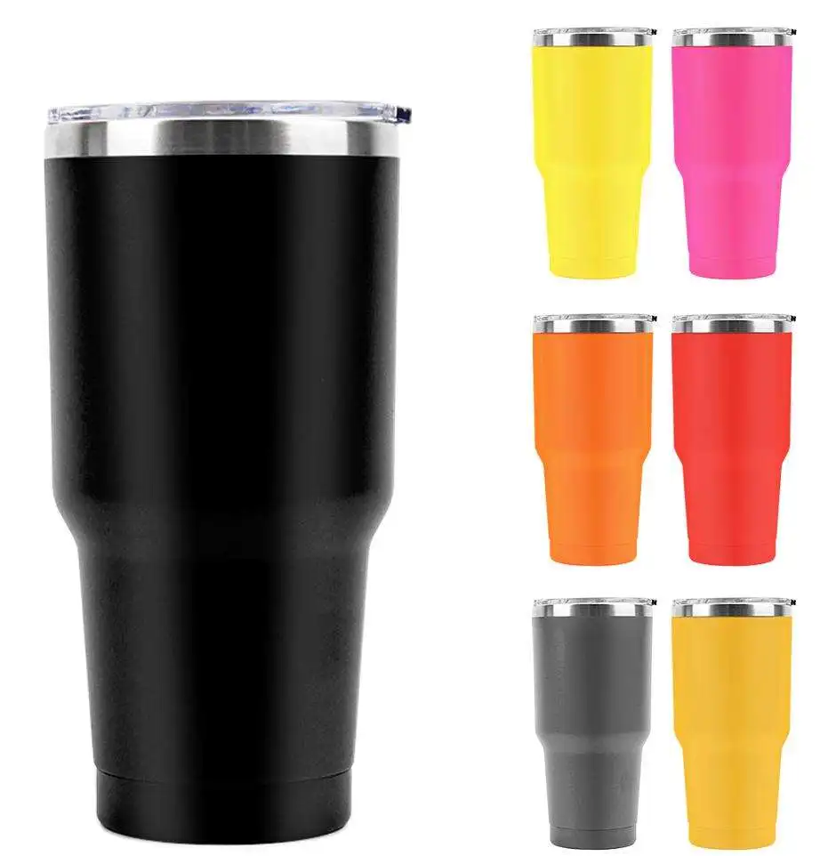 Wholesale 20oz/30oz Double Wall Vaccum Insulated Tumbler Coffee Bear Tumbler With Leak Proof Lid1