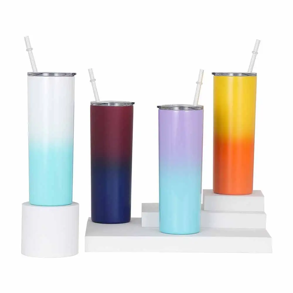 Eco Friendly Sublimation Tumblers Kids 15oz 20 Oz Straight Sublimation Water Tumbler Stainless Steel