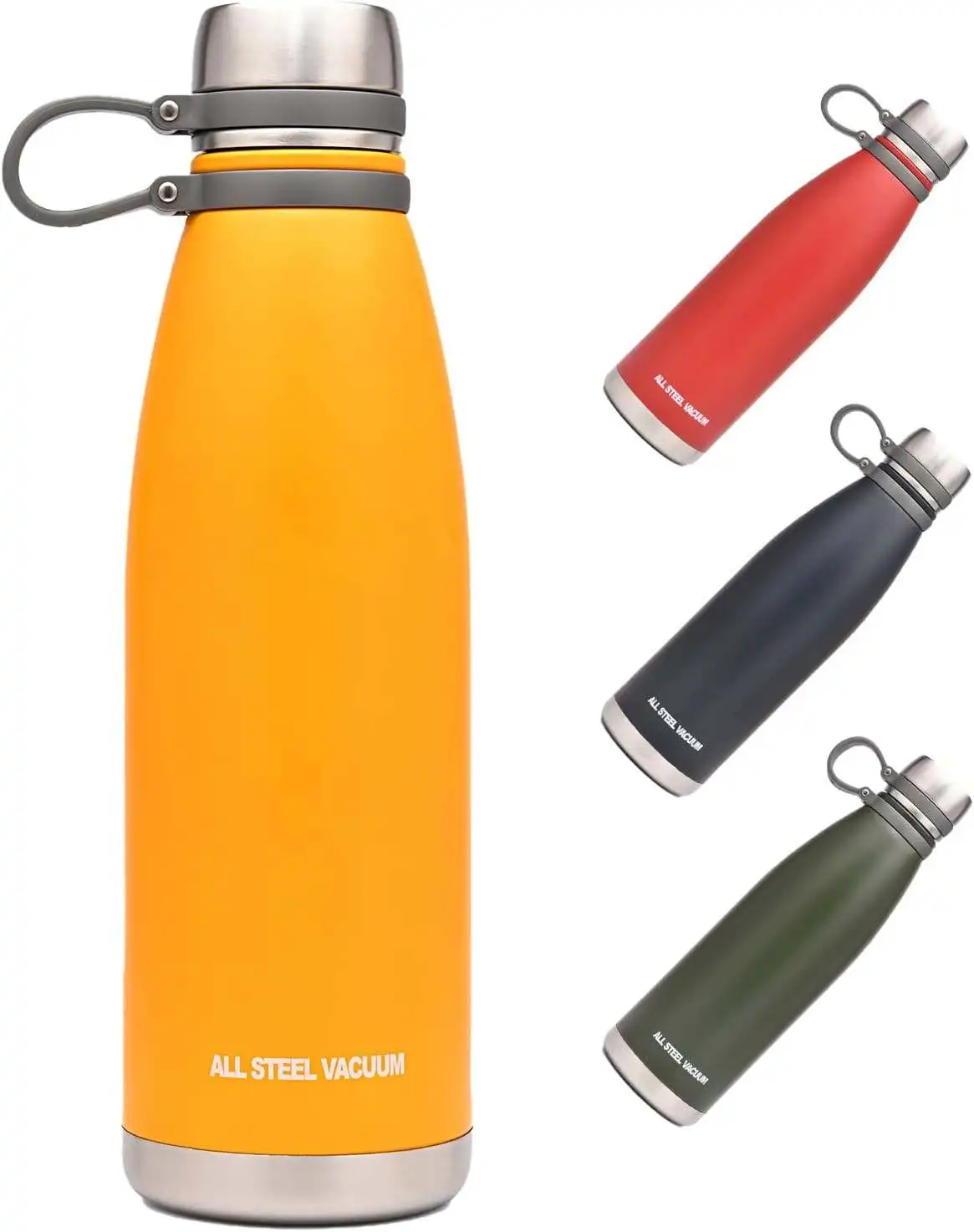 Wholesale Customizable Multicolor Bottle 1000ml &1500ml Stainless Steel Vacuum Flask With Handle
