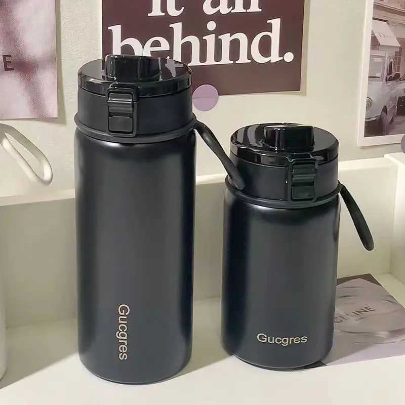 Custom Logo Hot Water Bottles Insulate Stainless Steel Reusable Water Bottle