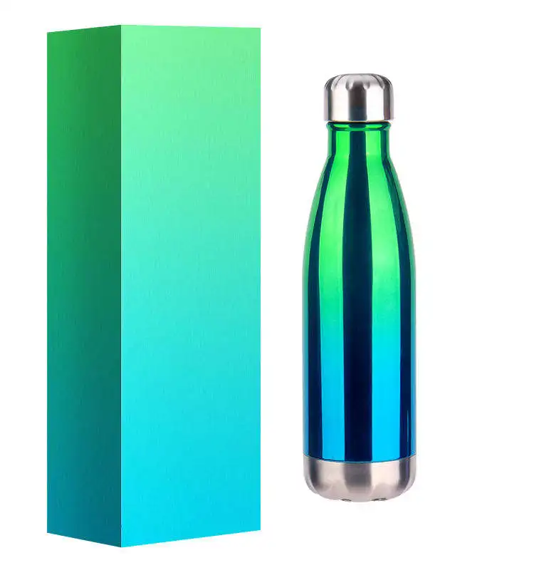 500ml Shatterproof Plastic Thermal Insulated Dishwasher Safe Food Grade stainless steel bottle for Fitness Wholesale Bulk