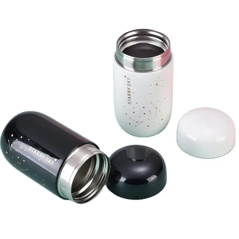 China Selection Thermos Cup Men's And Women's High-grade Tea Infuser Cup Customized Logo Engraved Word Water Bottle