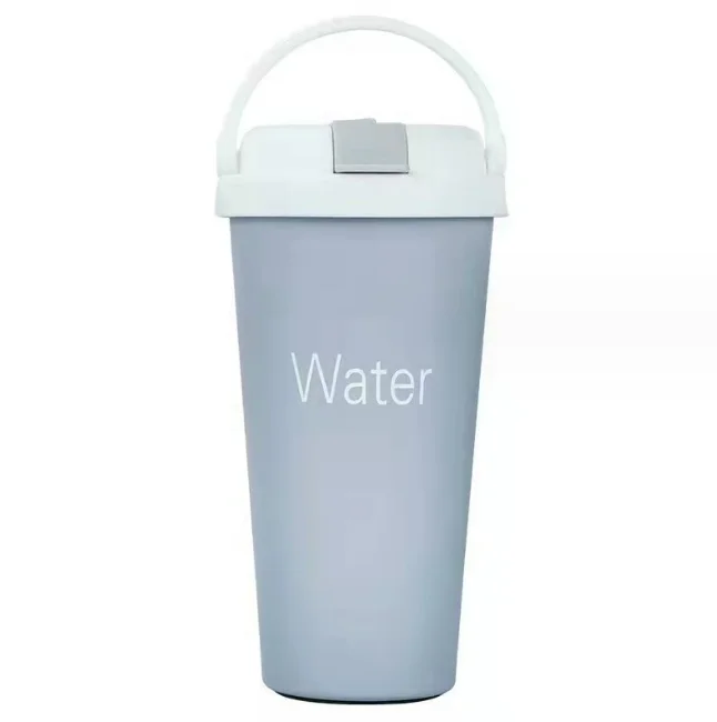 Hot Sale Price Creative Outdoor Casual Casual Car Frosted 304 Stainless Steel European-style Straw Coffee Mug With Flip Button