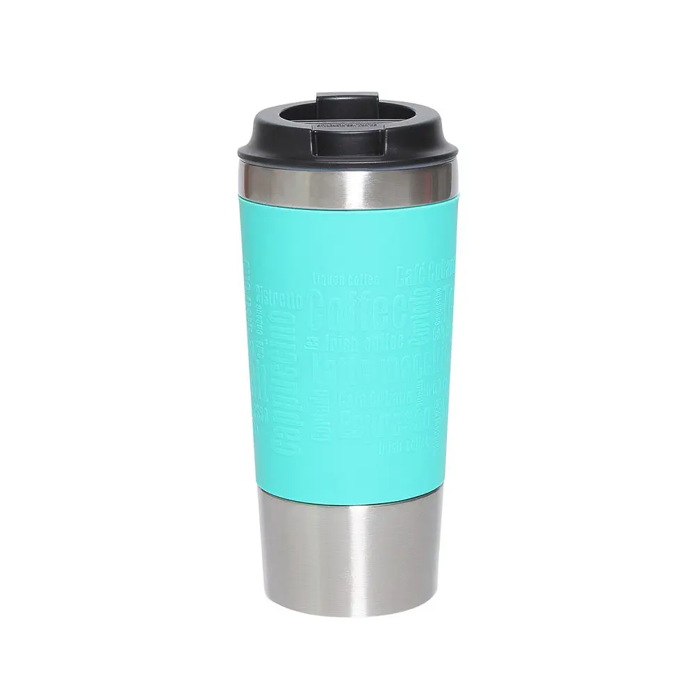 Creative Custom Logo Double Wall Stainless Steel 304 Travel Suction Coffee Mug With Lid Magic Suction Mug Non Falling Mug