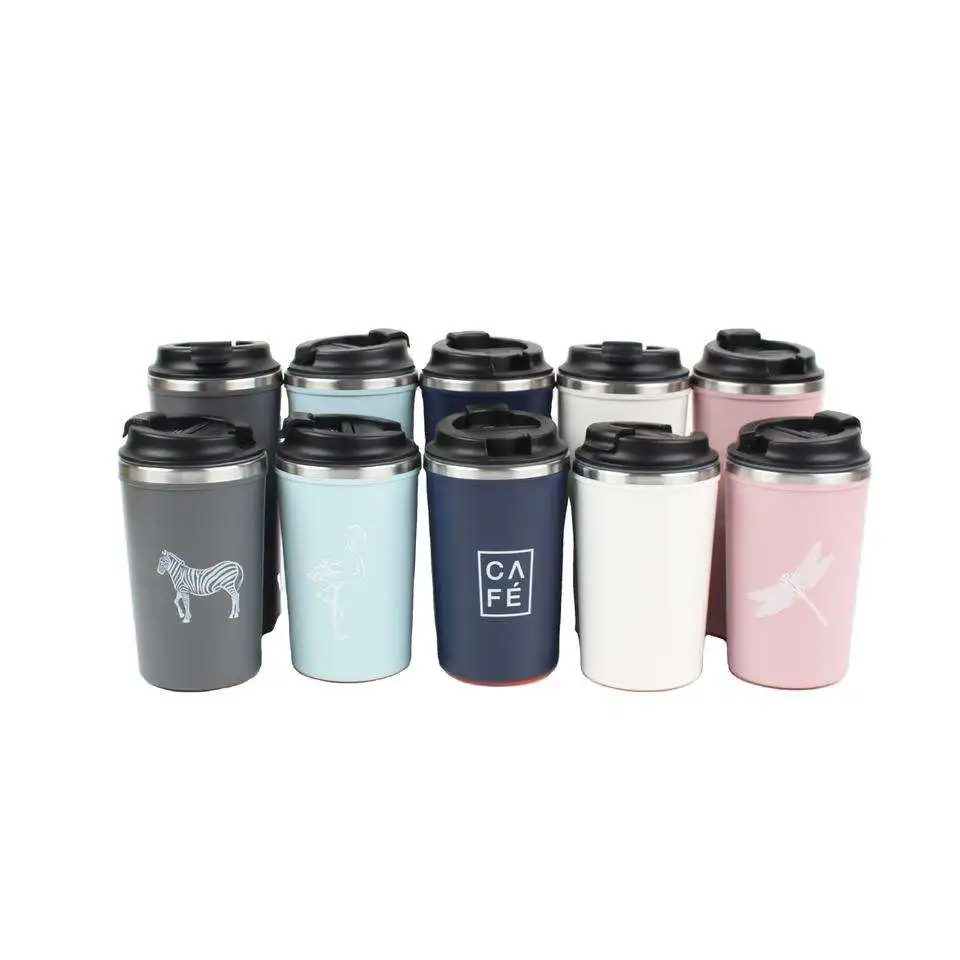China Wholesale Double Wall Vacuum Insulated Stainless Steel Reusable Non Spill Coffee Magic Suction Mug