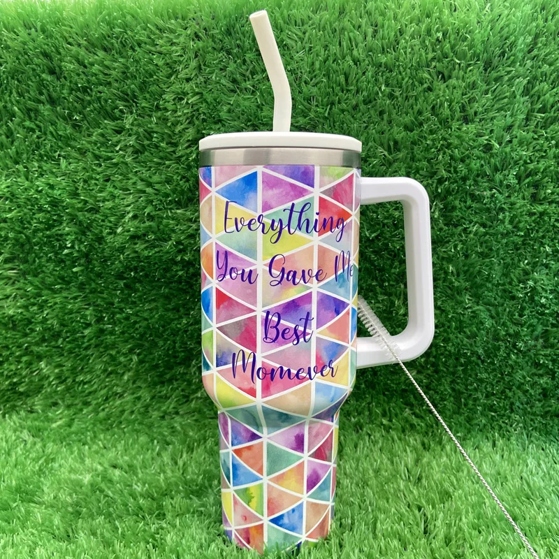 Best Mom Ever Series 40oz Stainless Steel Tumblers Mother's Day Gift Heat Insulationtumbler