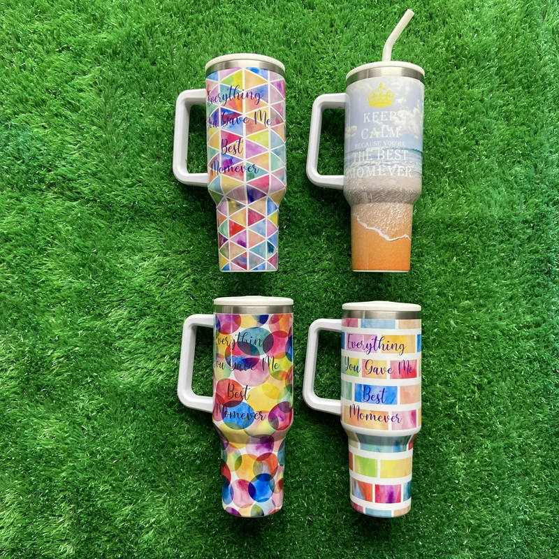 New Design Mother's Day Series 40oz Sublimation Heat Insulation Tumbler Best Mom Ever Gift Tumbler