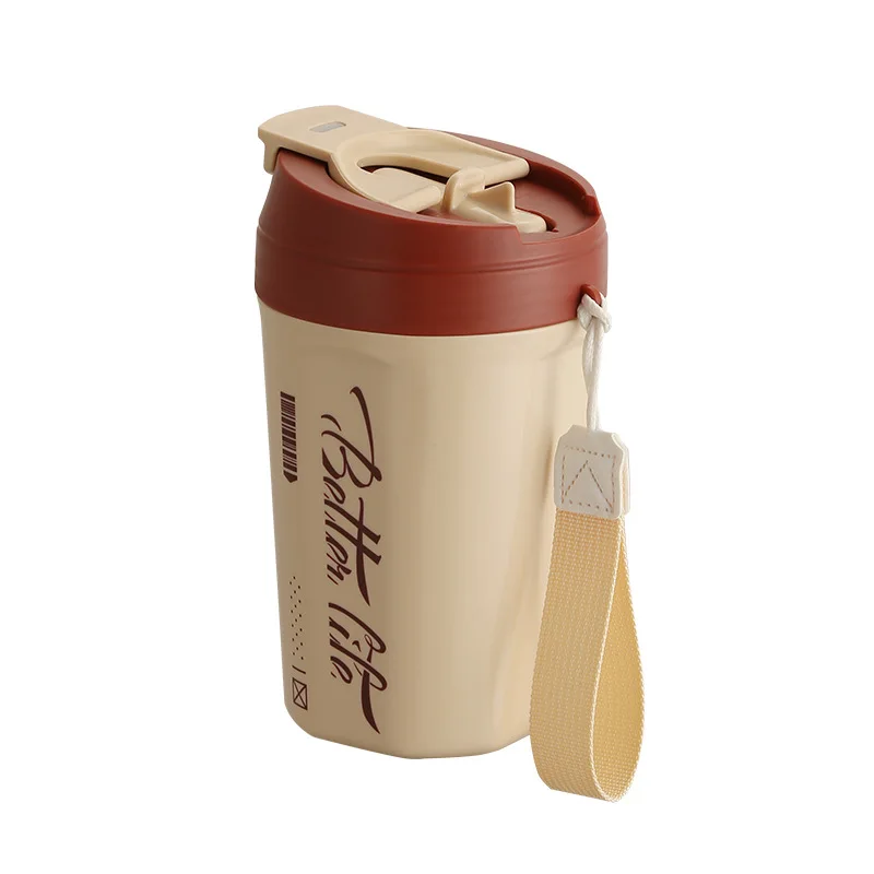 Wholesale Bulk New Design Unique Stainless Steel Double Wall Vacuum Coffee Tumbler With Lid And Straw