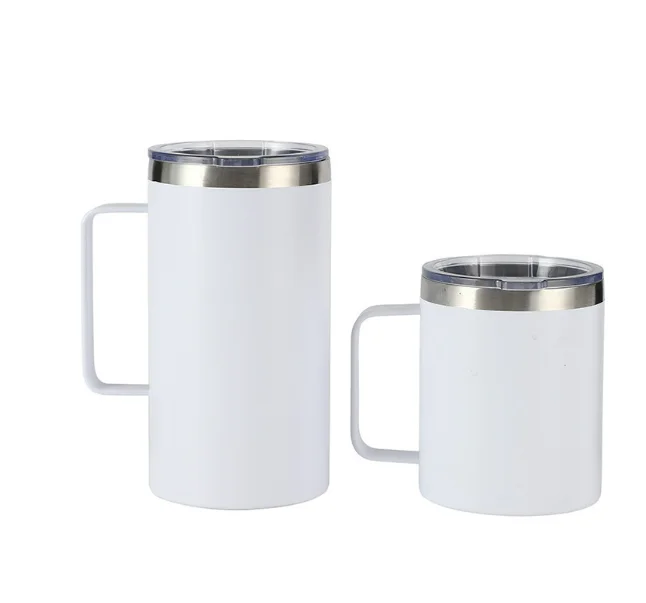 Stainless Steel Tumbler with Handle MUGS Customized Colors Acceptablemanufacturer