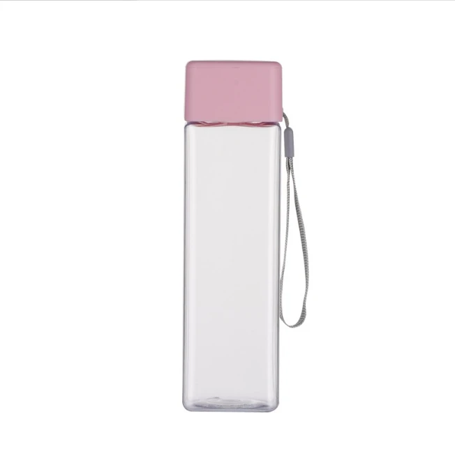 China Cheap Wholesale Custom Good Price Hot Selling Reasonable Portable Plastic Water Bottle With Cover And Strap