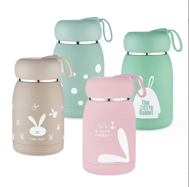China Wholesale Price Customize Logo Personalised Cute Little Vaccum Insulated Stainless Steel Water Bottle For Children