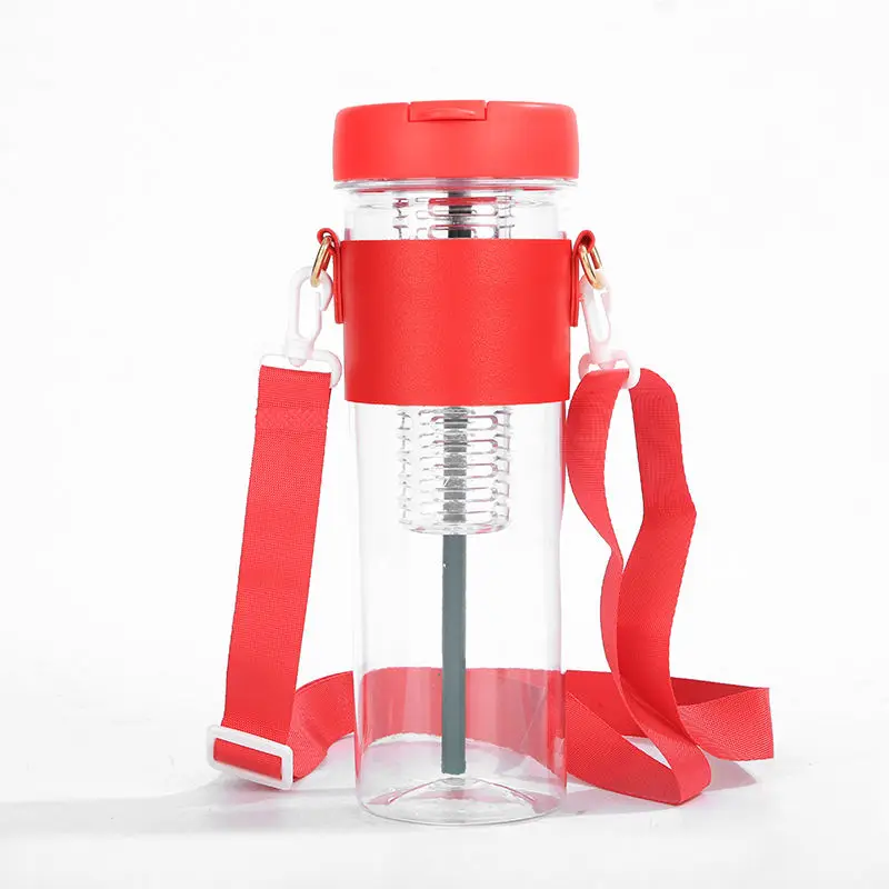 Selection 2023 Ins 900ml Clear Juice Drinking Cup Bpa Free Leakproof Fruit Infuser Water Bottle Tumbler With Lid/straw China