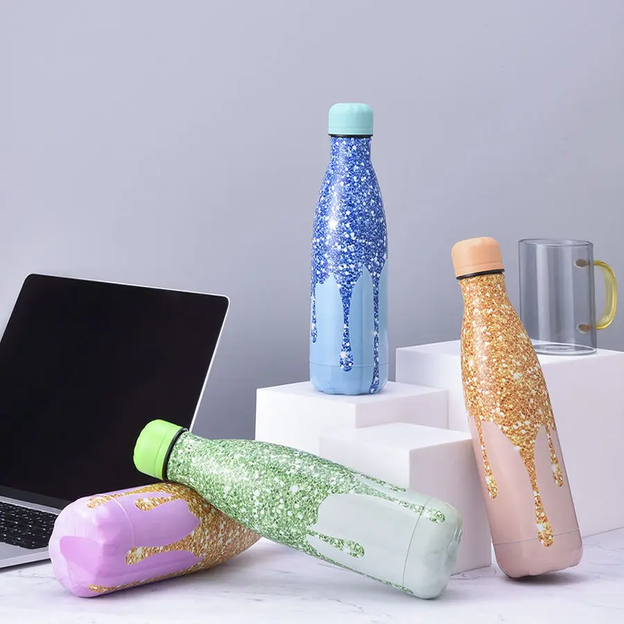 China Selection Bpa Free Custom Double Wall Cola Shaped Drinking Vacuum Insulated Sport Stainless Steel Water Bottle2