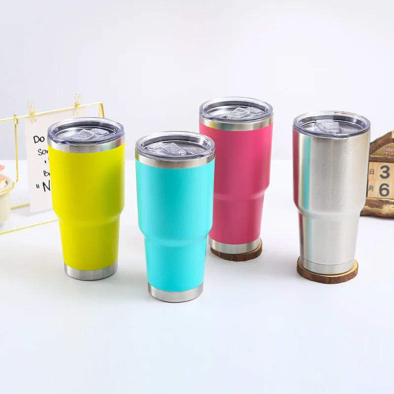Thermal Insulated Shatterproof Plastic plastic tumbler with Food Grade Eco Friendly Manufacturer Direct for Road Trip