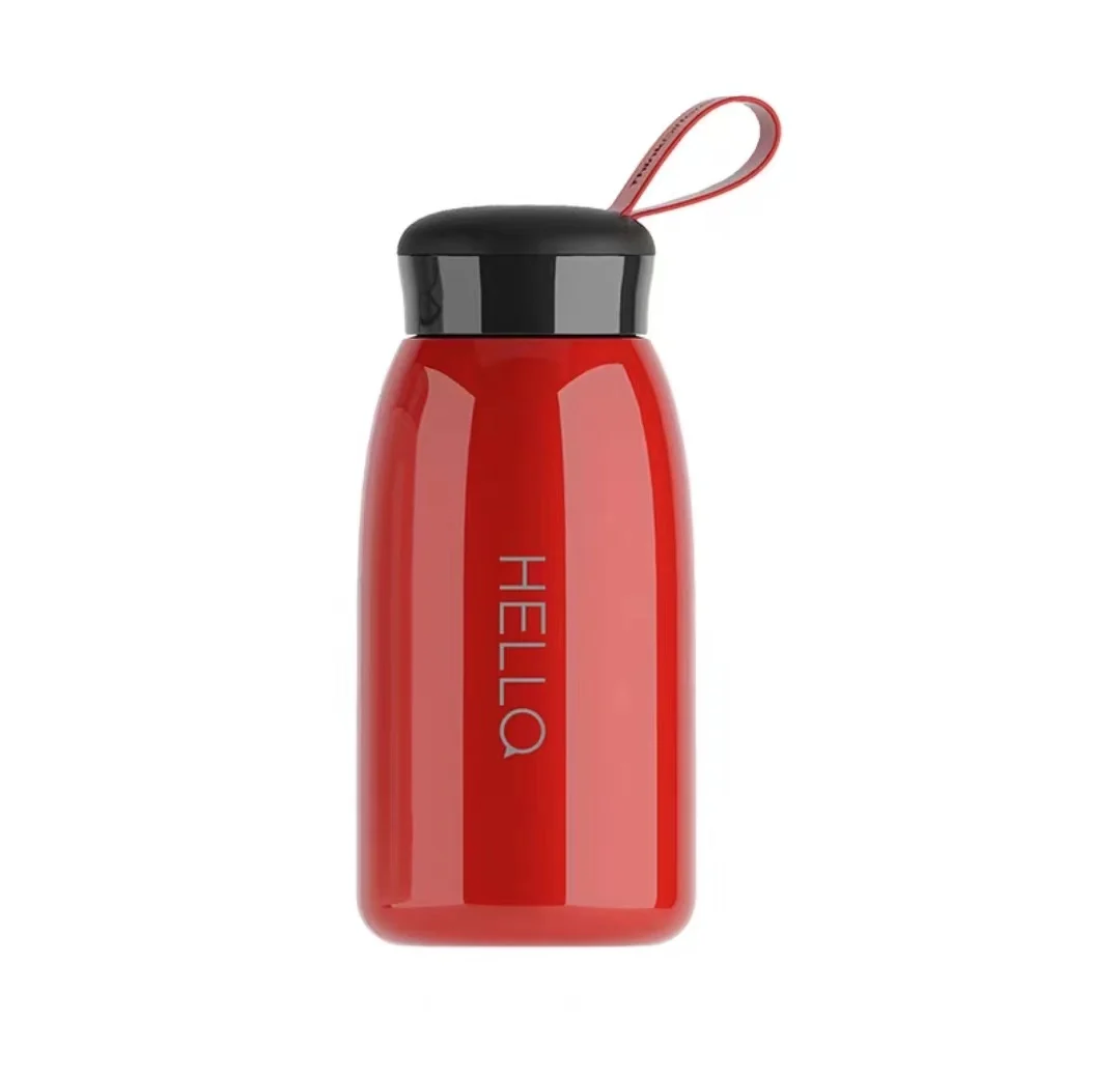 China Selection Advertising Promotional Simple Big Belly Thermos Cup Portable Couple Stainless Steel Water Cup Trend Cup
