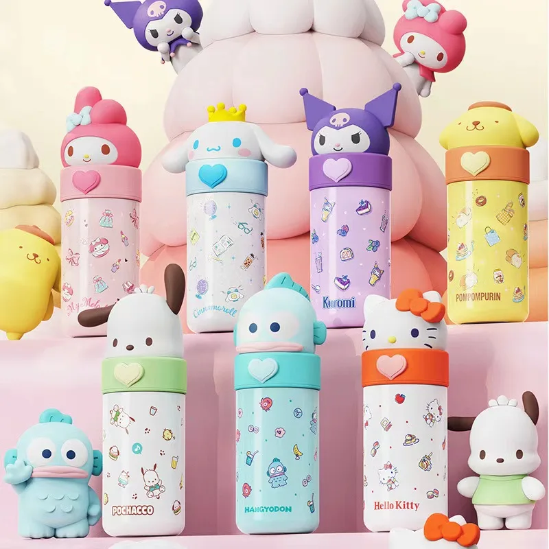 Portable Cartoon Sanrio High Appearance Level 316 Food Grade Stainless Steel Thermos Cup For Children