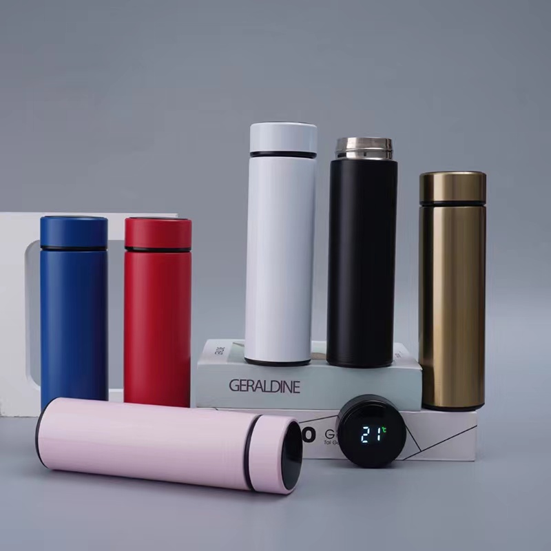 500ml Smart Temperature-Display Tumbler with LED Indicator