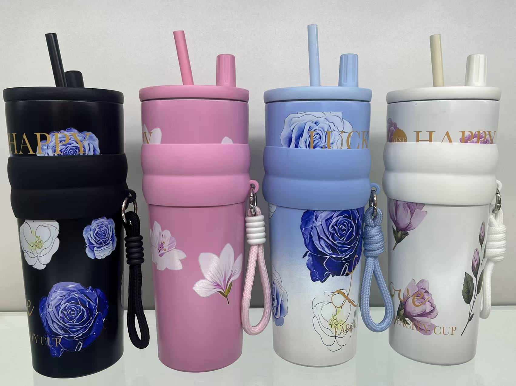 720ml Aurora Straw Tumbler